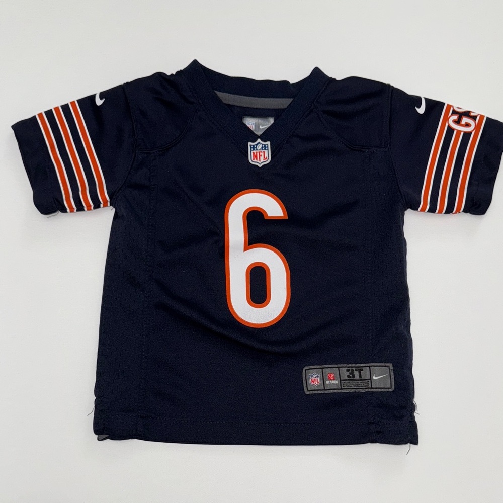 Nike Kids Dark Blue and Orange Jersey 3T